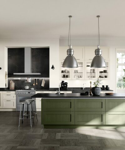 Av 6055 Ral Vert Olive Blanc Perle Cuisine Kuchen Art