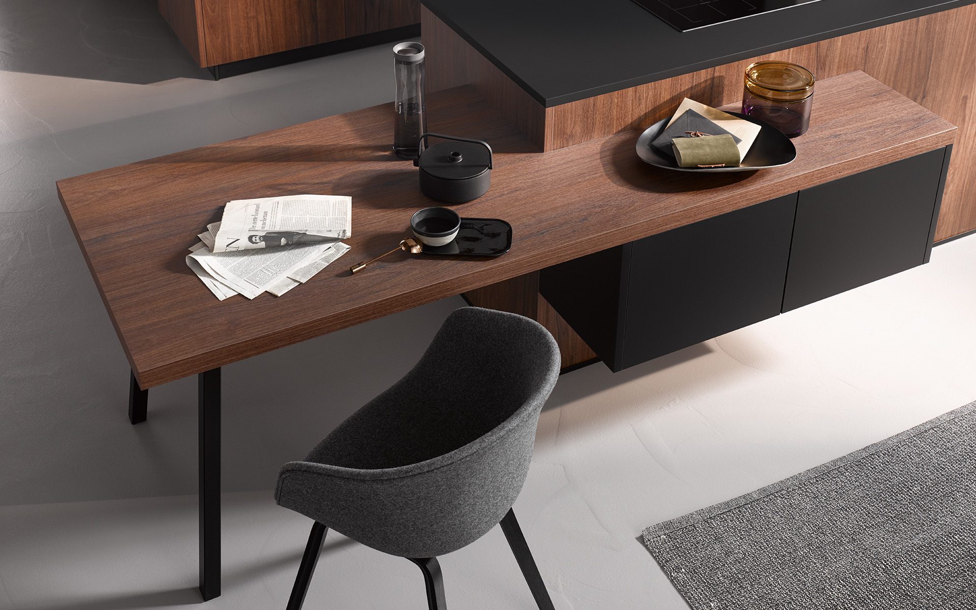 Combinaison-Moderne-Bois-et-Noir-Cuisine