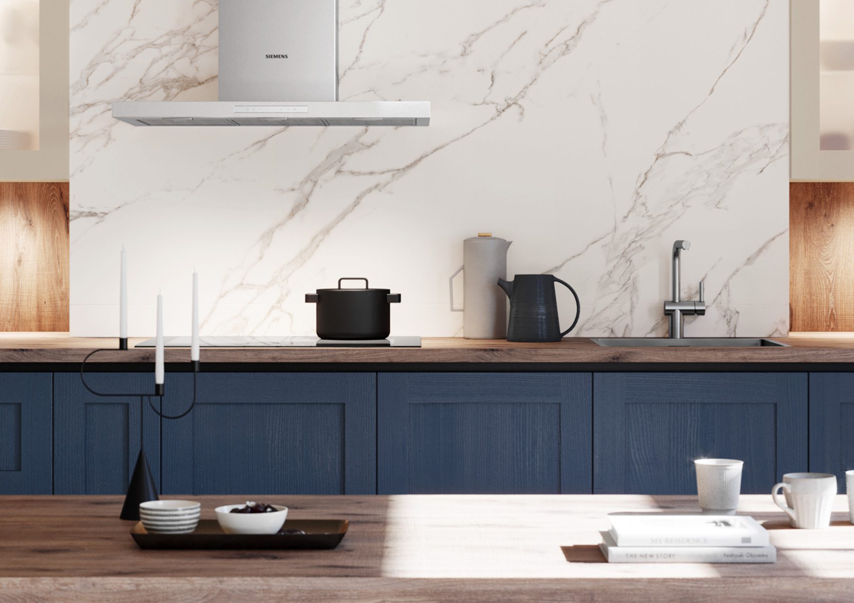 Cuisine-rustique-linéaire-collection-concept-130-häcker-Kuchenart-HAMPTON-GL-océan