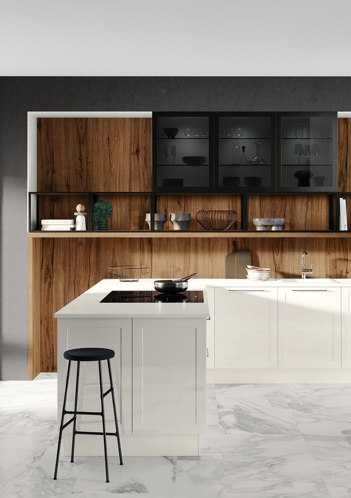 Cuisine-style-contemporain-credence-bois-collection-concept-130-cuisine-privee-GRANADA-blanc