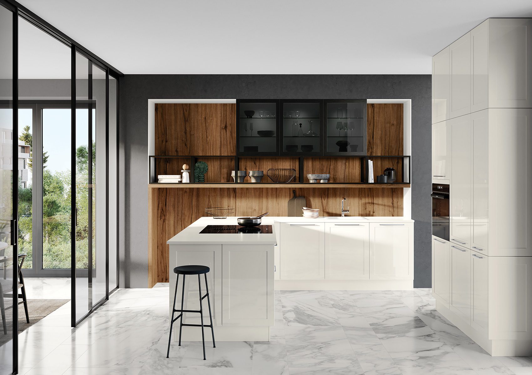 Cuisine-style-contemporain-ouverte-collection-concept-130-cuisine-privee-GRANADA-blanc