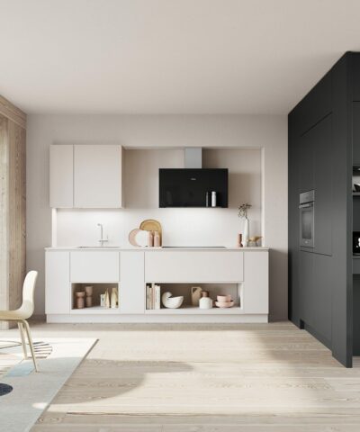 Cuisine Kuchen Art Perfect Soft Noir Cuisine Stylee Rangement Intelligent