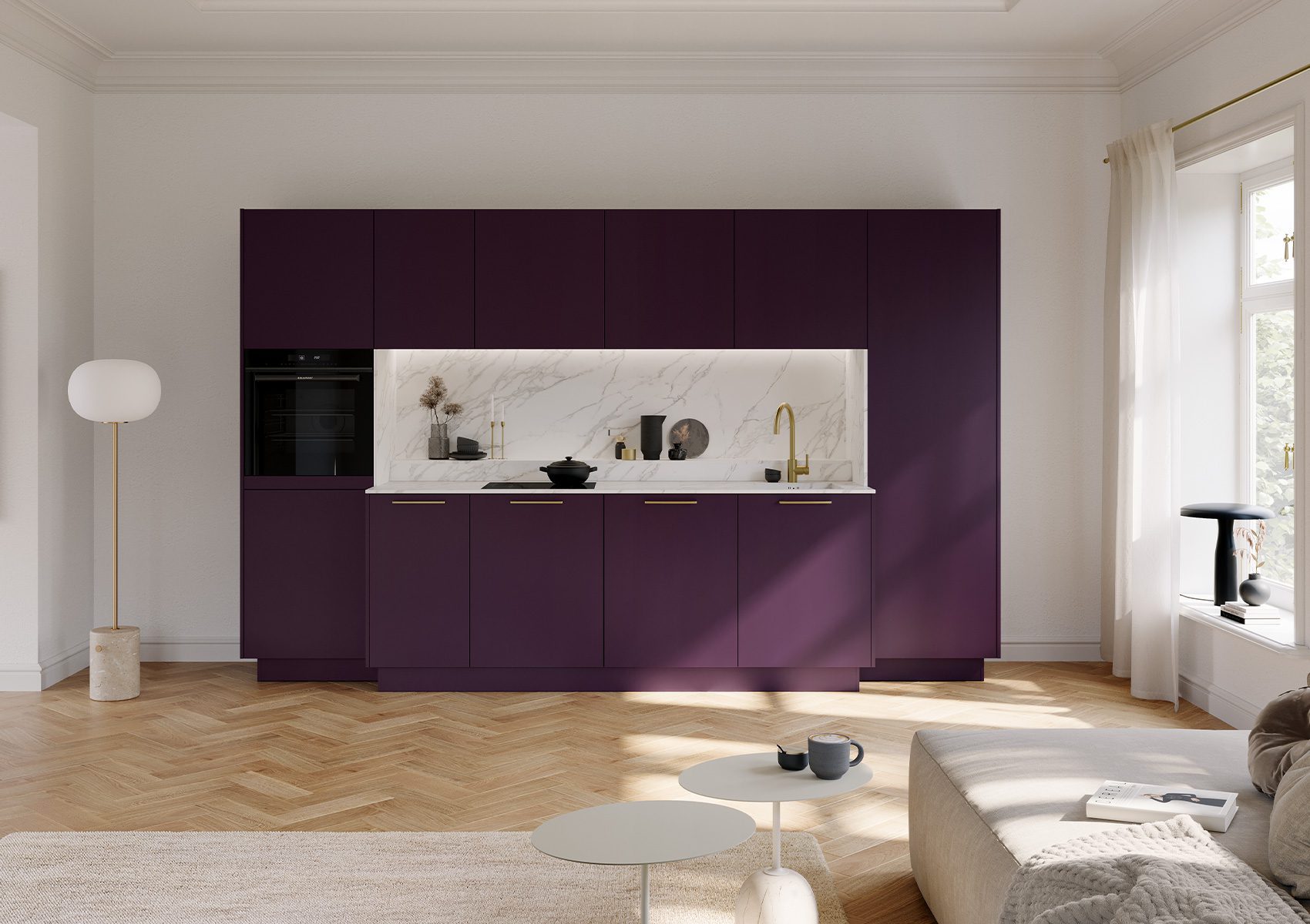 Cuisine Kuchen Art Porto Gl Selection Blackberry Plan De Travail Marbre Cuisine Kuchen Art Porto Gl Selection Blackberry Plan De Travail Marbre