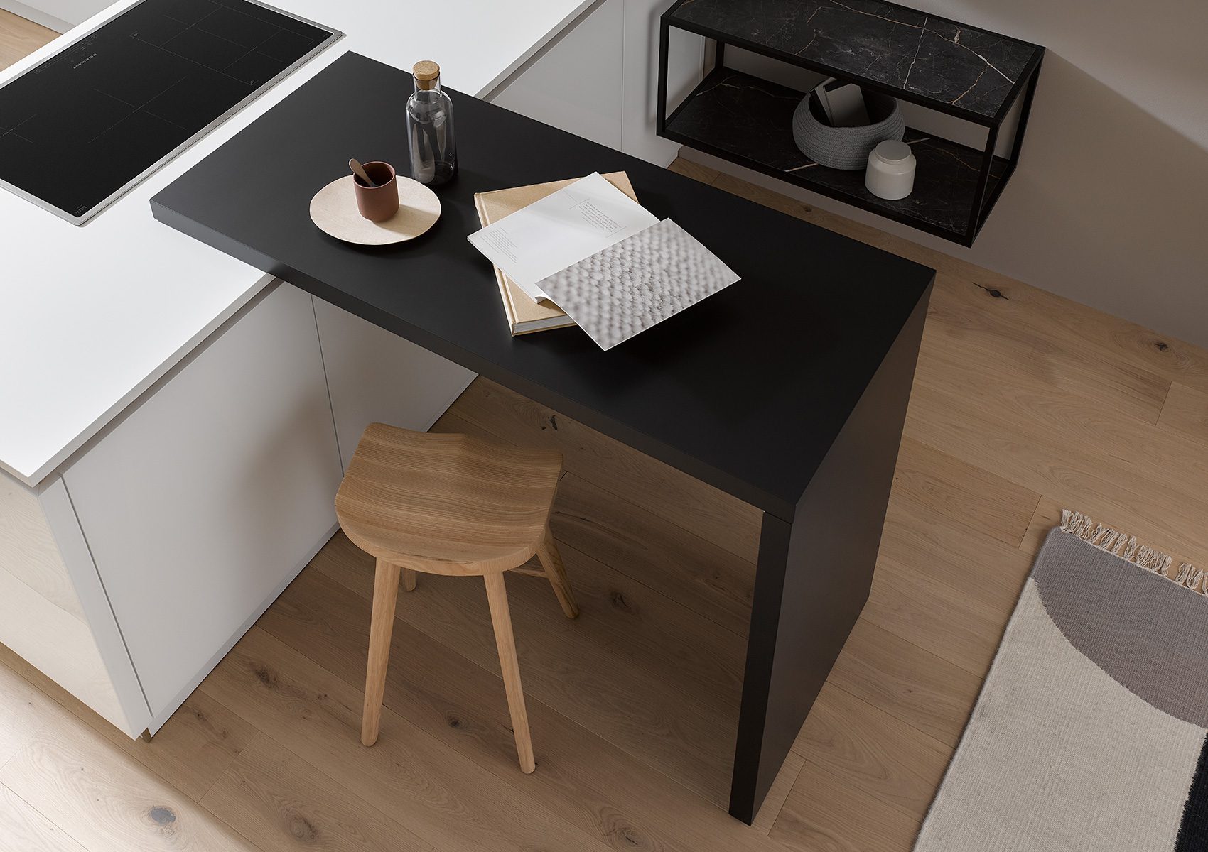 Cuisine-moderne-coin-de-travail-collection-concept-130-Kuchenart-MURANO-BRILLANT-GL-blanc-cristal