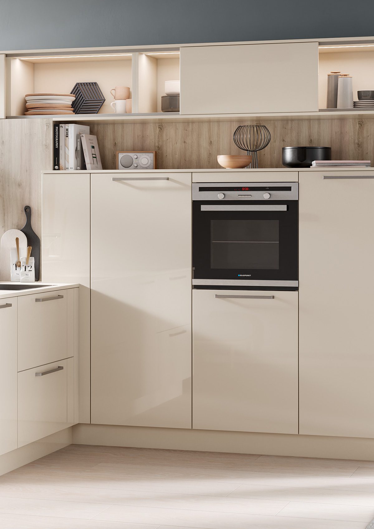 Cuisine-moderne-crème-compacte-collecton-concept-130-LASER BRILLANT-crème-magnolia