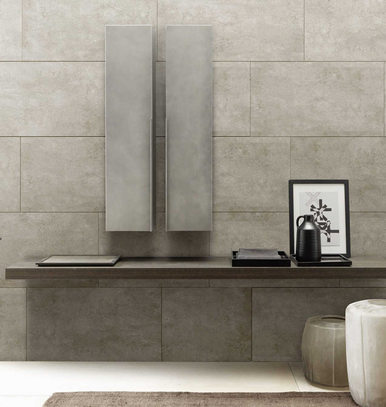 design-italien-vasque-Scivolo-Grès-Antracite-modernité-chic