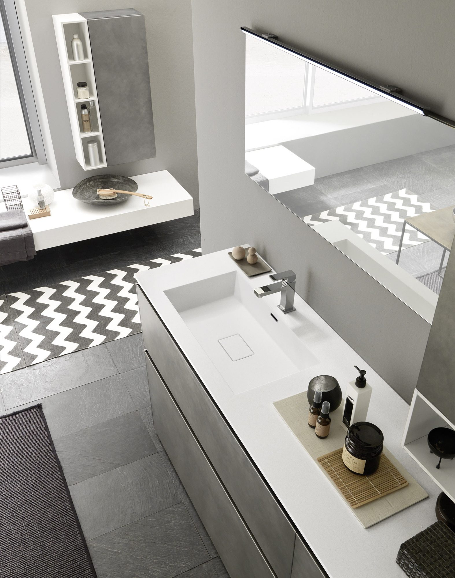 Salle-de-bains-Nature-et-Technologie-Cuisine-privee-Mélange-de-Finitions-Précieuses