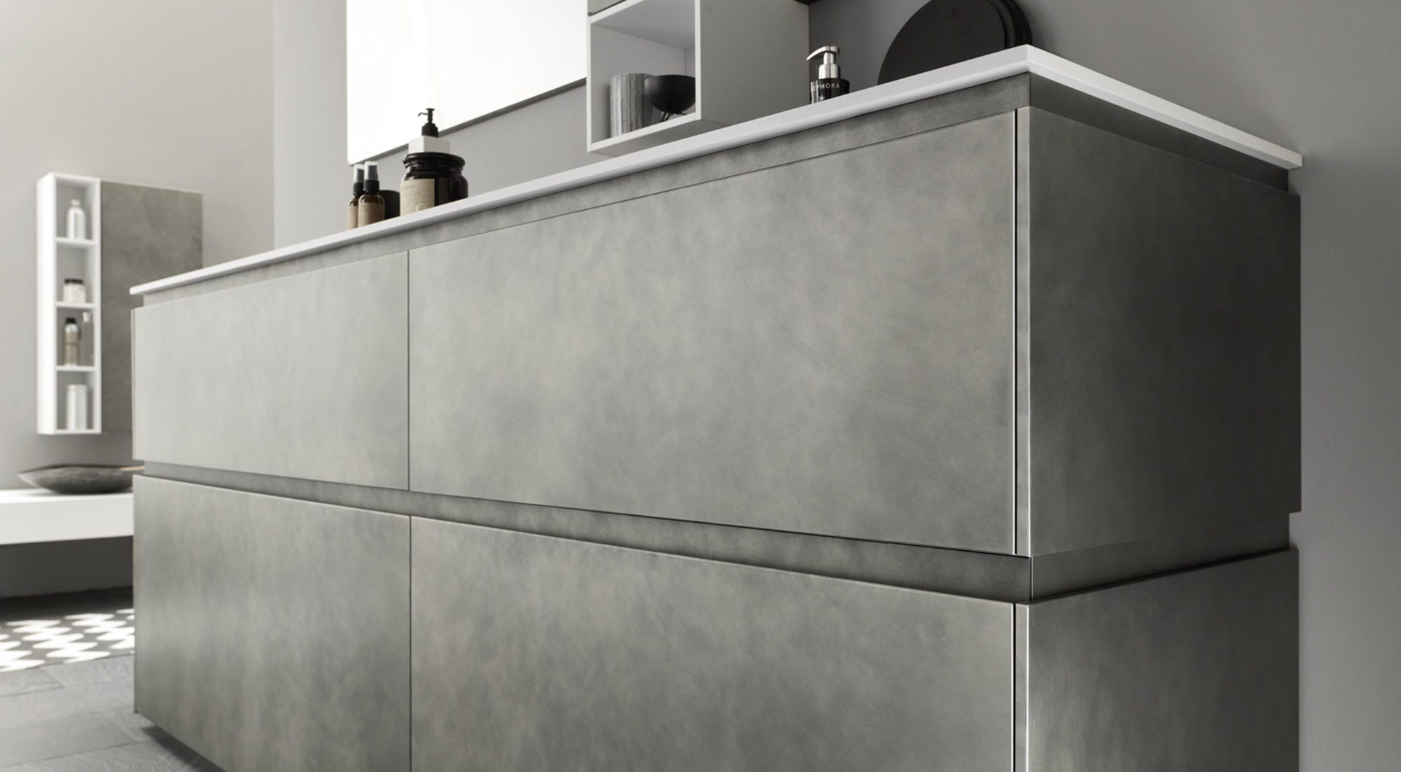 Salle-de-bains-Tiroir-Ouverture-à-Gorge-Cuisine-privee-Design-Pratique-et-Fonctionnalité-Optimale