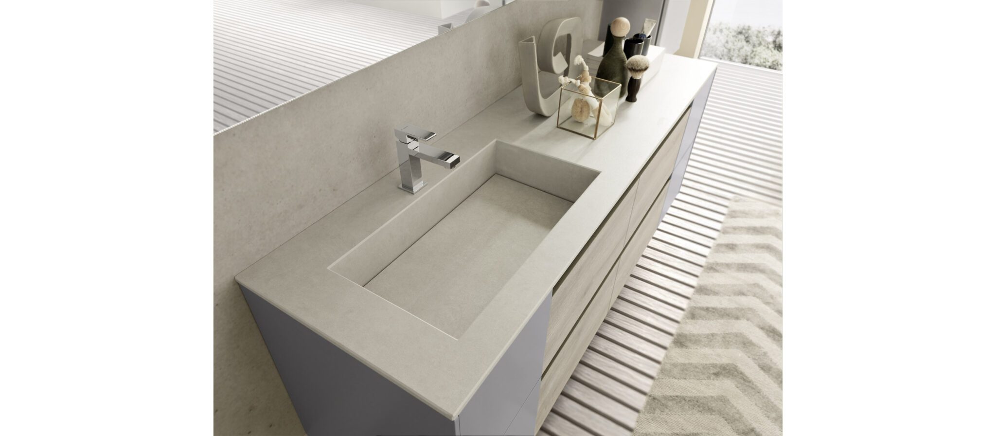 Salle-de-bains-Vue-Détaillée-de-la-Porte-Ouverte-Cuisine-privee-Élément-de-Finition-Ouvert