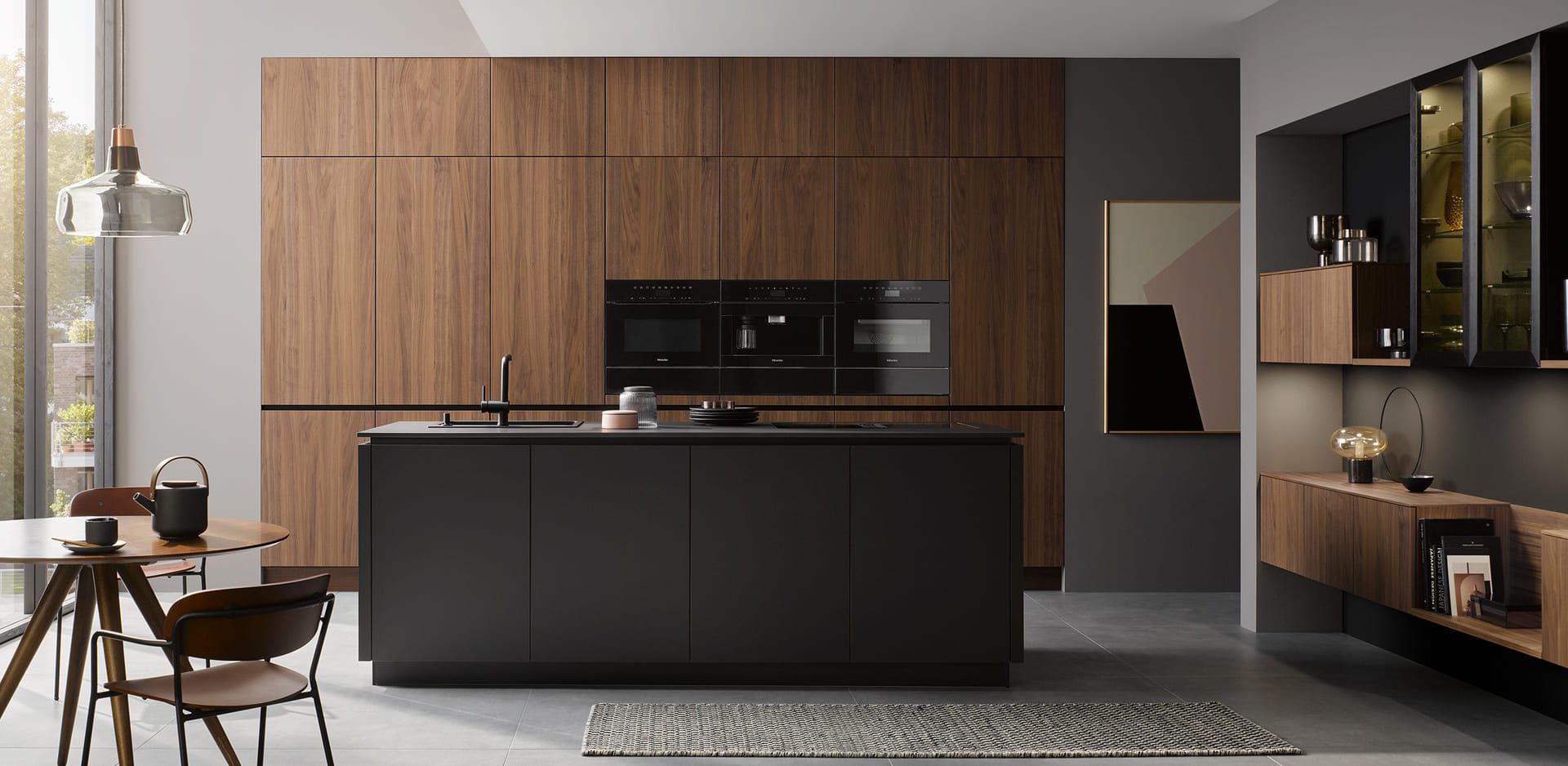 cuisine-bois-noyer-elegant-moderne-collection-systemat-KuchenArt-AV-6082-gl