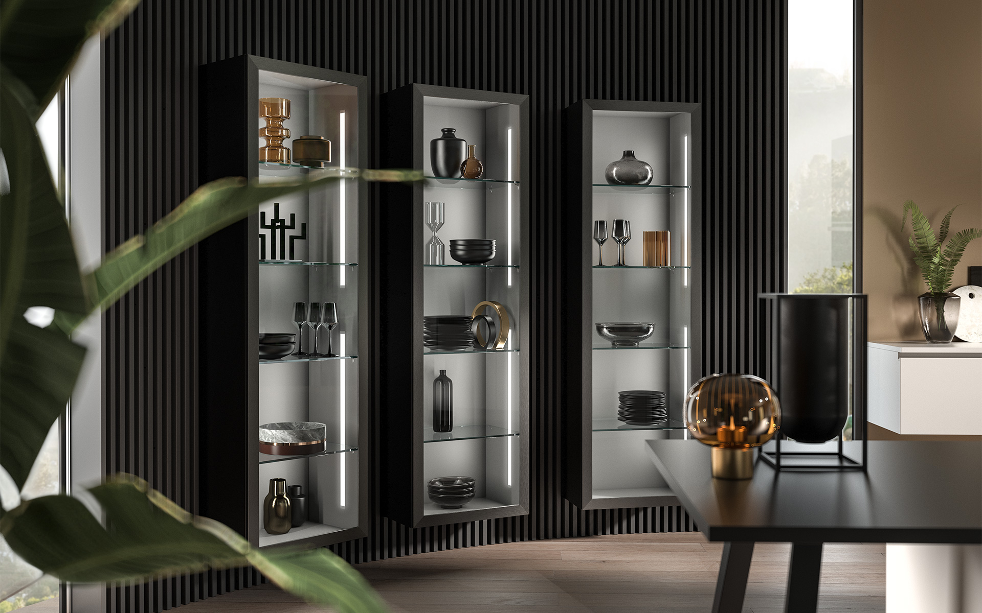 cuisine_elegante_vitrine_design_lumineuse_kuchen_art