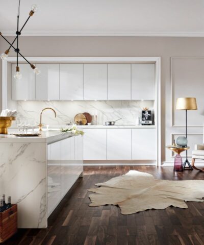 Cuisine moderne AV 2030 White | Minimalisme et raffinement absolu