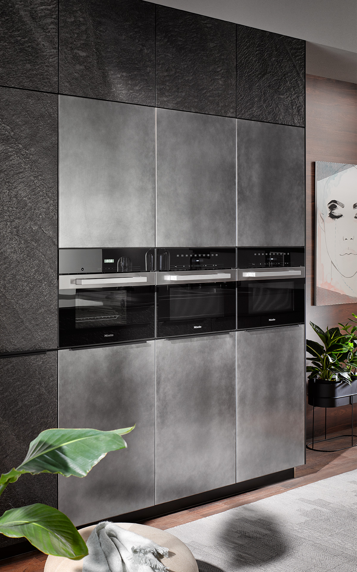 elegance_noire_cuisine_moderne_acier_industriel_av7030_av7070_kuchen_art