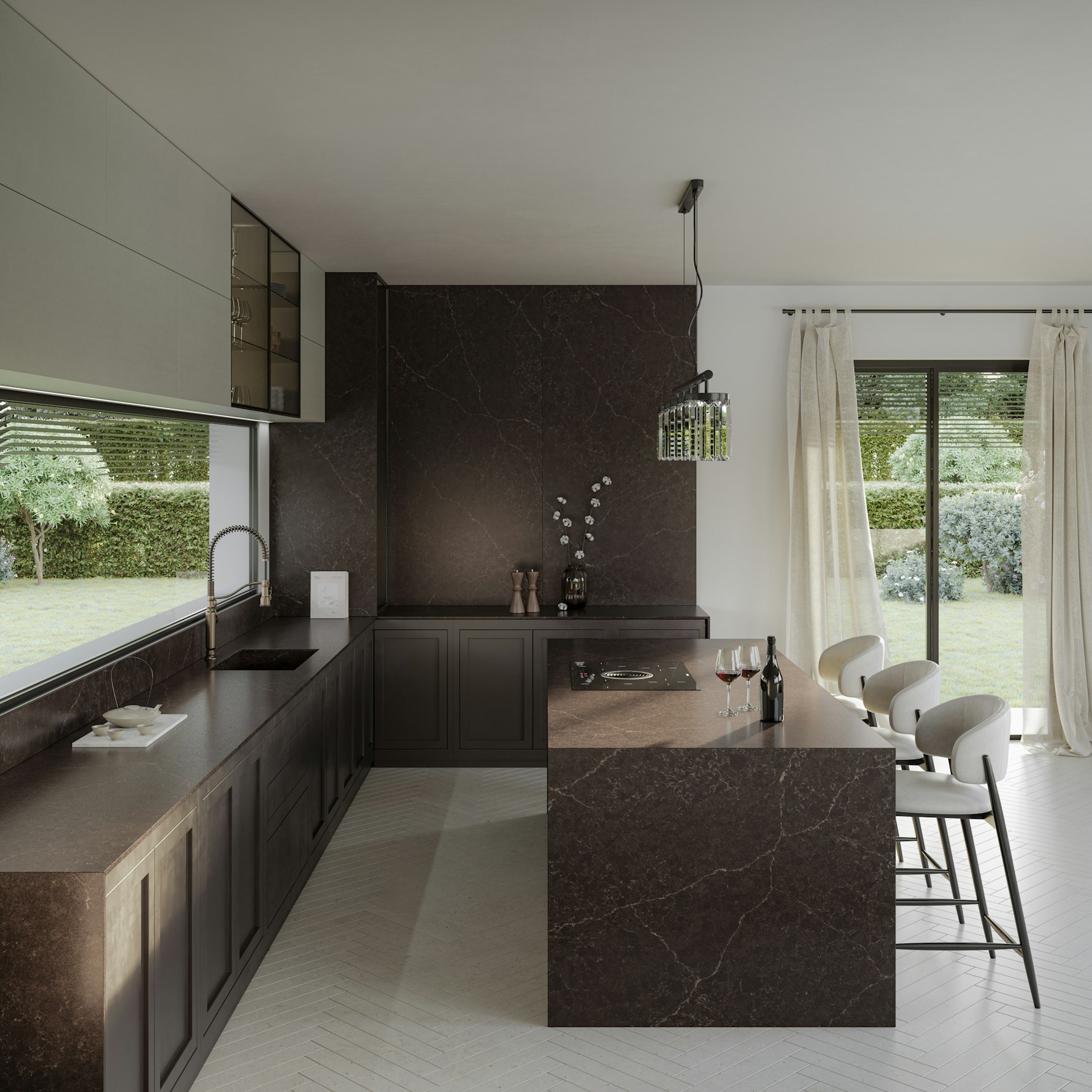 plan_de_travail_ceramique_Chateau_Brown_cuisine_contemporaine_kuchen_art